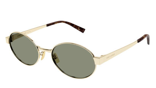 Luxury women s sunglasses Saint Laurent SL 692 gold green (003) new collection
