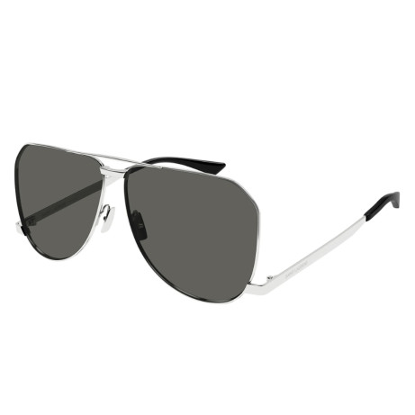 Occhiali da sole uomo Luxury Saint Laurent SL 690 DUST silver grey (002) nuova collezione 2