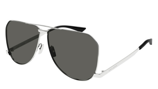 Occhiali da sole uomo Luxury Saint Laurent SL 690 DUST silver grey (002) nuova collezione