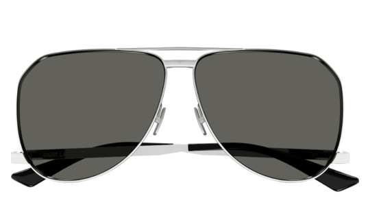 Occhiali da sole uomo Luxury Saint Laurent SL 690 DUST silver grey (002) nuova collezione Occhiali da sole uomo Luxury Saint Laurent SL 690 DUST silver grey (002) nuova collezione