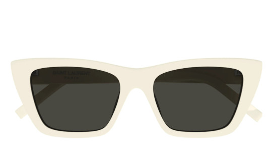 Luxury women s sunglasses Saint Laurent SL 276 MICA ivory grey (056) new collection