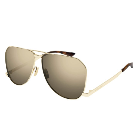 Occhiali da sole uomo Luxury Saint Laurent SL 690 DUST gold brown (004) nuova collezione 2