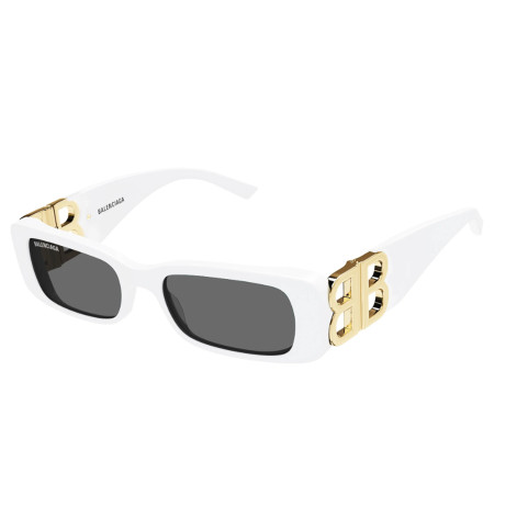 Luxury women s sunglasses Balenciaga BB0096S White Gold Grey (011) new collection 2