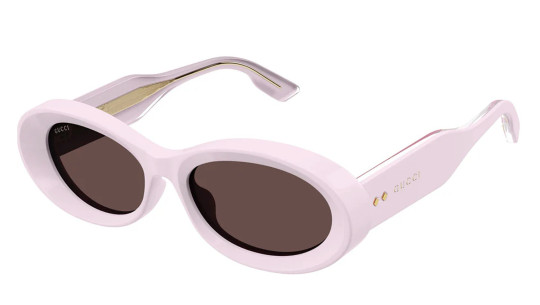 Occhiali da sole donna Luxury Gucci GG1527S pink brown (003) nuova collezione