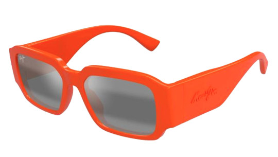 Occhiali sole uomo donna Luxury Maui Jim KUPALE grey kupale shiny orange nuova collezione