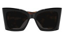 Luxury Saint Laurent SL M119 BLAZE 003 women's sunglasses black havana black new collection