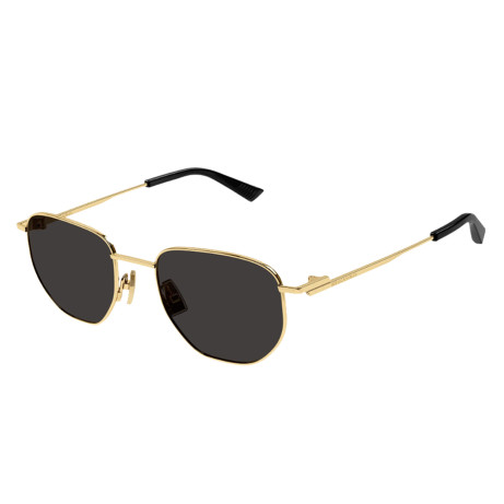Occhiali da sole uomo donna Luxury Bottega Veneta BV1301S gold grey (001) nuova collezione 2