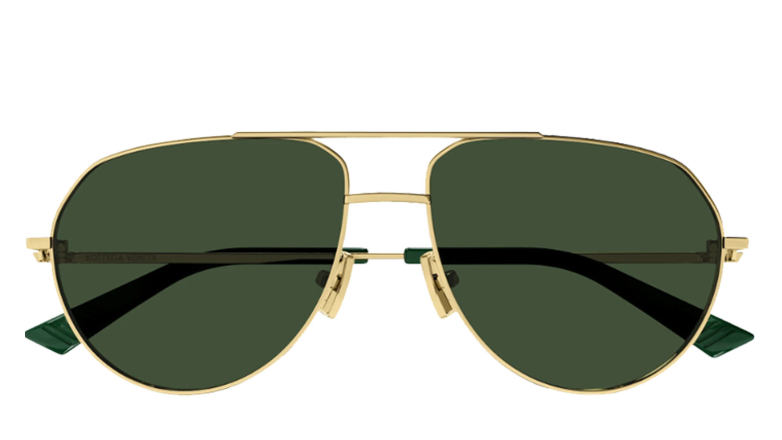 Occhiali sole uomo donna Luxury Bottega Veneta BV1302S gold green (003) nuova collezione