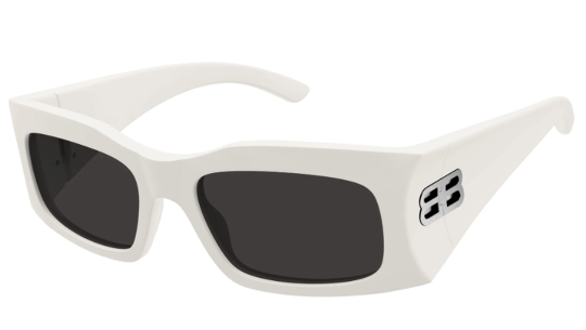 Occhiali sole uomo donna Luxury Balenciaga BB0291S ivory grey (004) nuova collezione