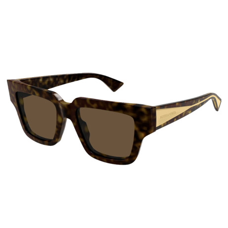 Luxury Bottega Veneta BV1276S havana crystal brown women's sunglasses (002) new collection 2