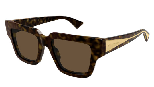 Occhiali da sole donna Luxury Bottega Veneta BV1276S havana crystal brown (002) nuova collezione