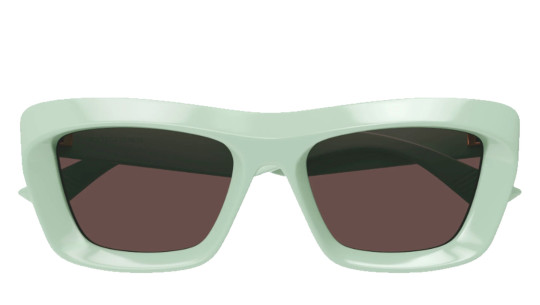 Women's Sunglasses Luxury Bottega Veneta BV1283S green brown (004) new collection