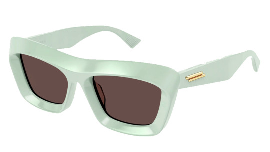 Women's Sunglasses Luxury Bottega Veneta BV1283S green brown (004) new collection