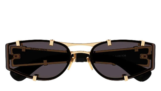 Occhiali da sole donna Luxury Bottega Veneta BV1206S gold grey (001) nuova collezione