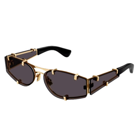 Occhiali da sole donna Luxury Bottega Veneta BV1206S gold grey (001) nuova collezione 2