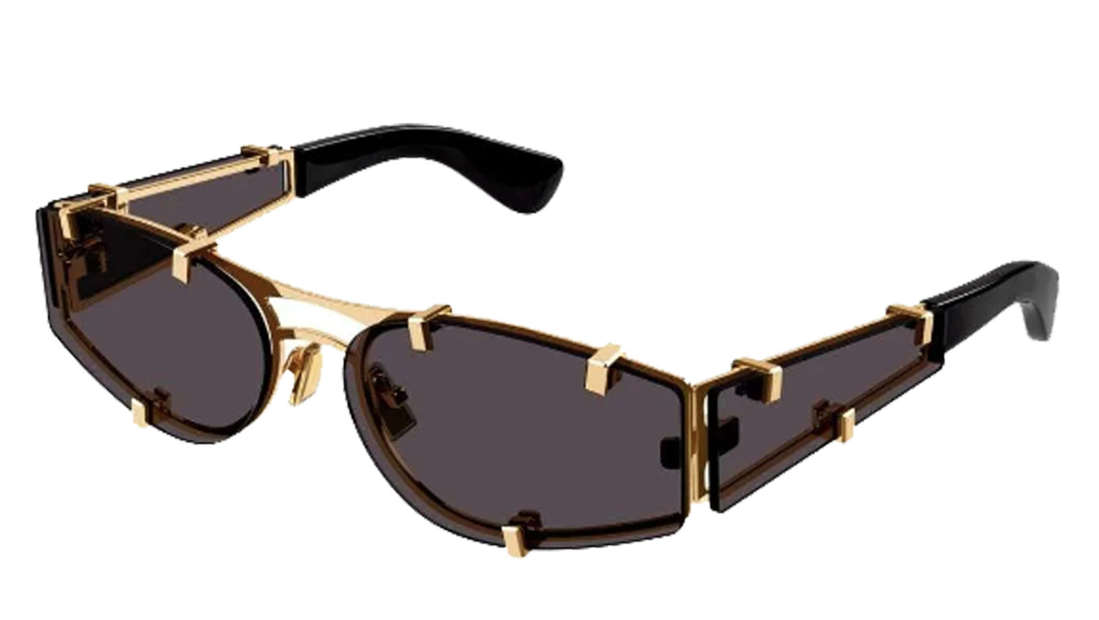 Occhiali da sole donna Luxury Bottega Veneta BV1206S gold grey (001) nuova collezione