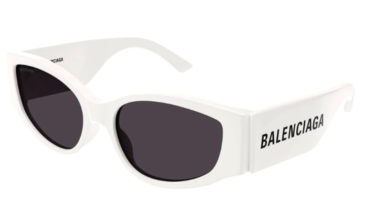 Luxury women s sunglasses Balenciaga BB0258S White Grey (012) new collection