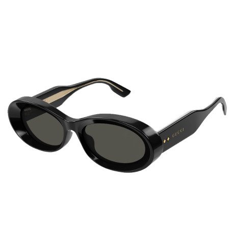 Luxury Gucci GG1527S women's sunglasses black grey (001) new collection 2