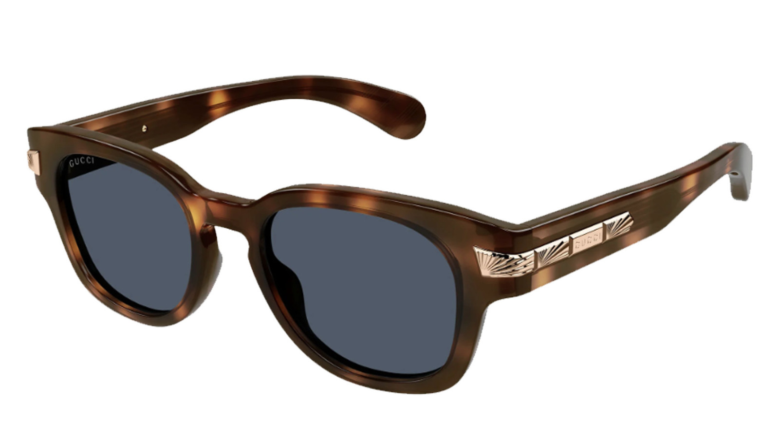 Occhiali da sole uomo Luxury Gucci GG1518S havana blue (002) nuova collezione