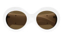 Women's Sunglasses Luxury Gucci GG1647S white brown (003) new collection