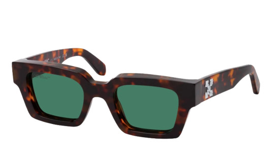 Occhiali sole uomo donna Luxury Off White OERI008 VIRGIL 6455 havana nuova collezione