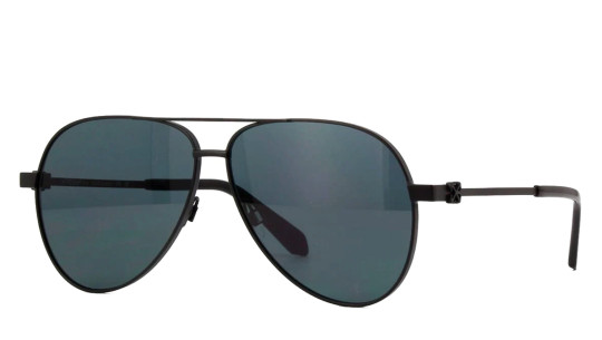 Occhiali sole uomo donna Luxury Off White OERI122 RUSTON L 1007 black nuova collezione