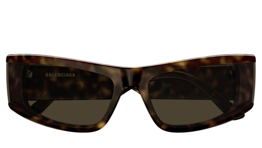 Occhiali da sole uomo donna Luxury Balenciaga BB0301S havana brown (002) nuova collezione