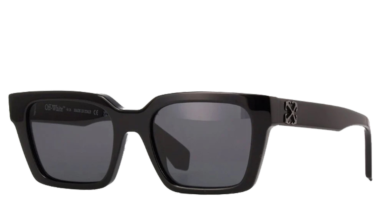 Occhiali sole uomo donna Luxury Off White OERI111 BRANSON 1007 black nuova collezione