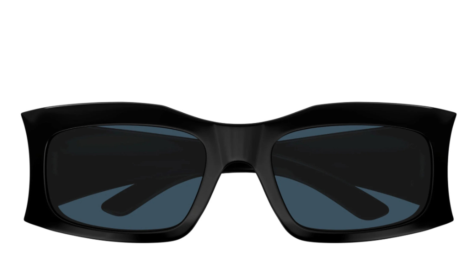 Occhiali da sole uomo donna Luxury Balenciaga BB0291S black blue (002) nuova collezione