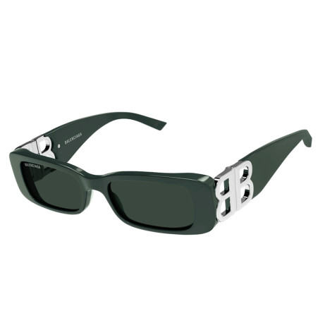 Luxury women s sunglasses Balenciaga BB0096S silver green (018) new collection 2