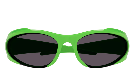 Occhiali sole uomo donna Luxury Balenciaga BB0253S green grey (005) nuova collezione