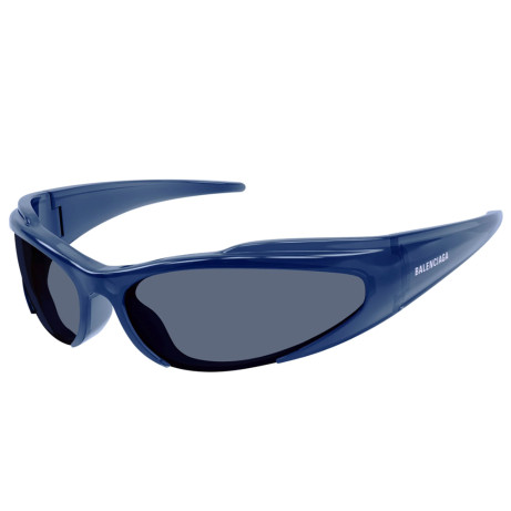 Occhiali sole uomo donna Luxury Balenciaga BB0253S blue (003) nuova collezione 2