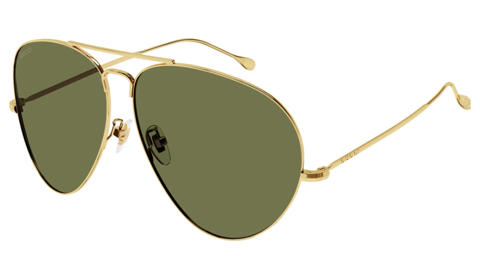 Occhiali da sole uomo Luxury Gucci GG1481S gold green (001) nuova collezione