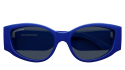 Luxury women s sunglasses Balenciaga BB0258S blue (010) new collection