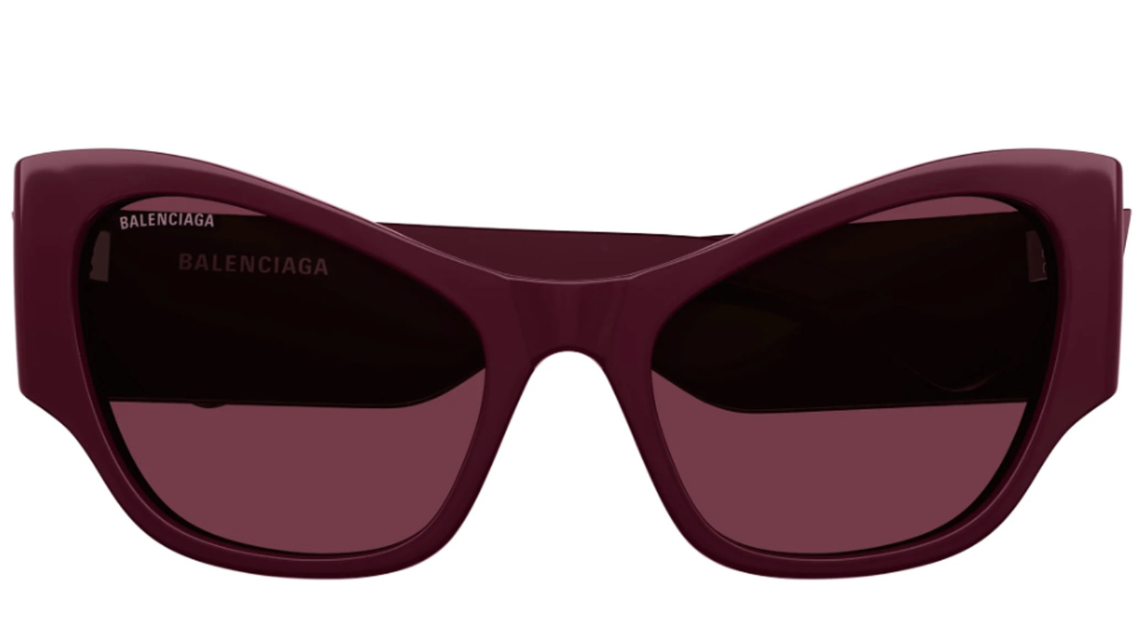 Luxury women s sunglasses Balenciaga BB0259S Burgundy Red (006) new collection