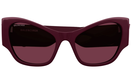 Occhiali da sole donna Luxury Balenciaga BB0259S burgundy red (006) nuova collezione Occhiali da sole donna Luxury Balenciaga BB0259S burgundy red (006) nuova collezione