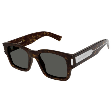 Occhiali da sole uomo Luxury Saint Laurent SL 617 havana crystal grey (002) nuova collezione 2