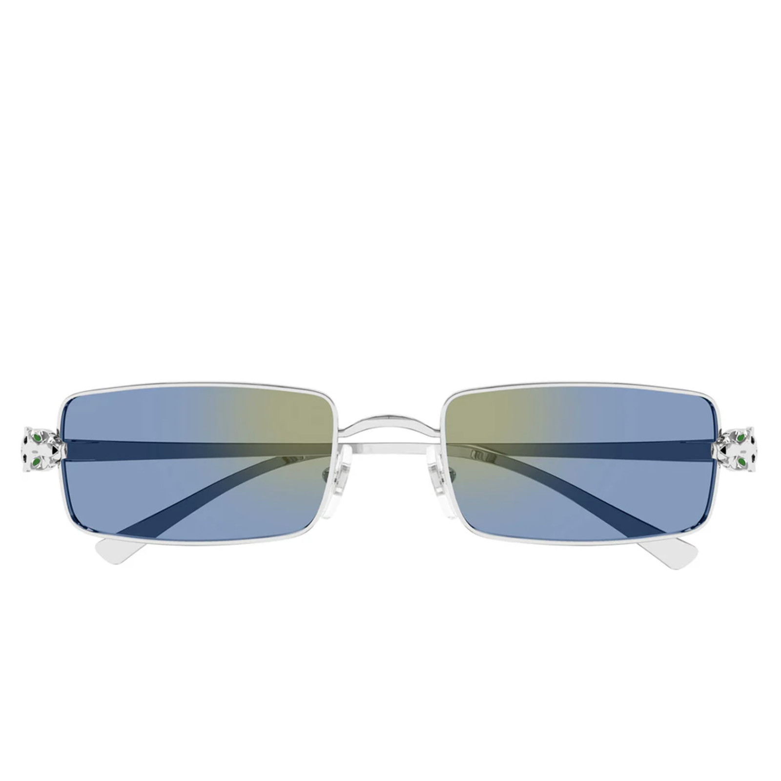 サングラス Cartier Cartier - CT0501S - 004 silver silver light b SILVER SILVER LIGHT BLUE Cartier METALLIC SILVER SUNGLASSES