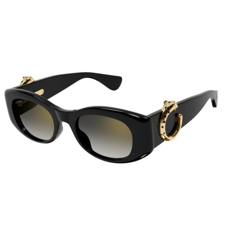 Occhiali da sole donna Luxury Cartier CT0472S 001 black black grey nuova collezione 2