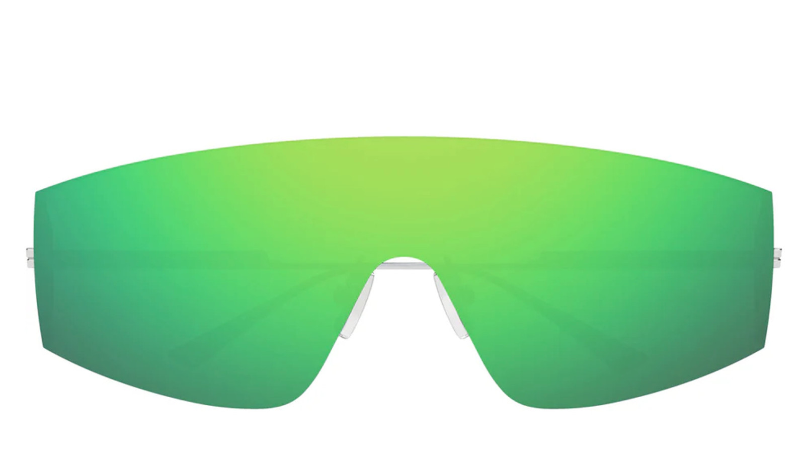 Occhiali da sole uomo donna Luxury Bottega Veneta BV1299S 003 silver silver green nuova collezione