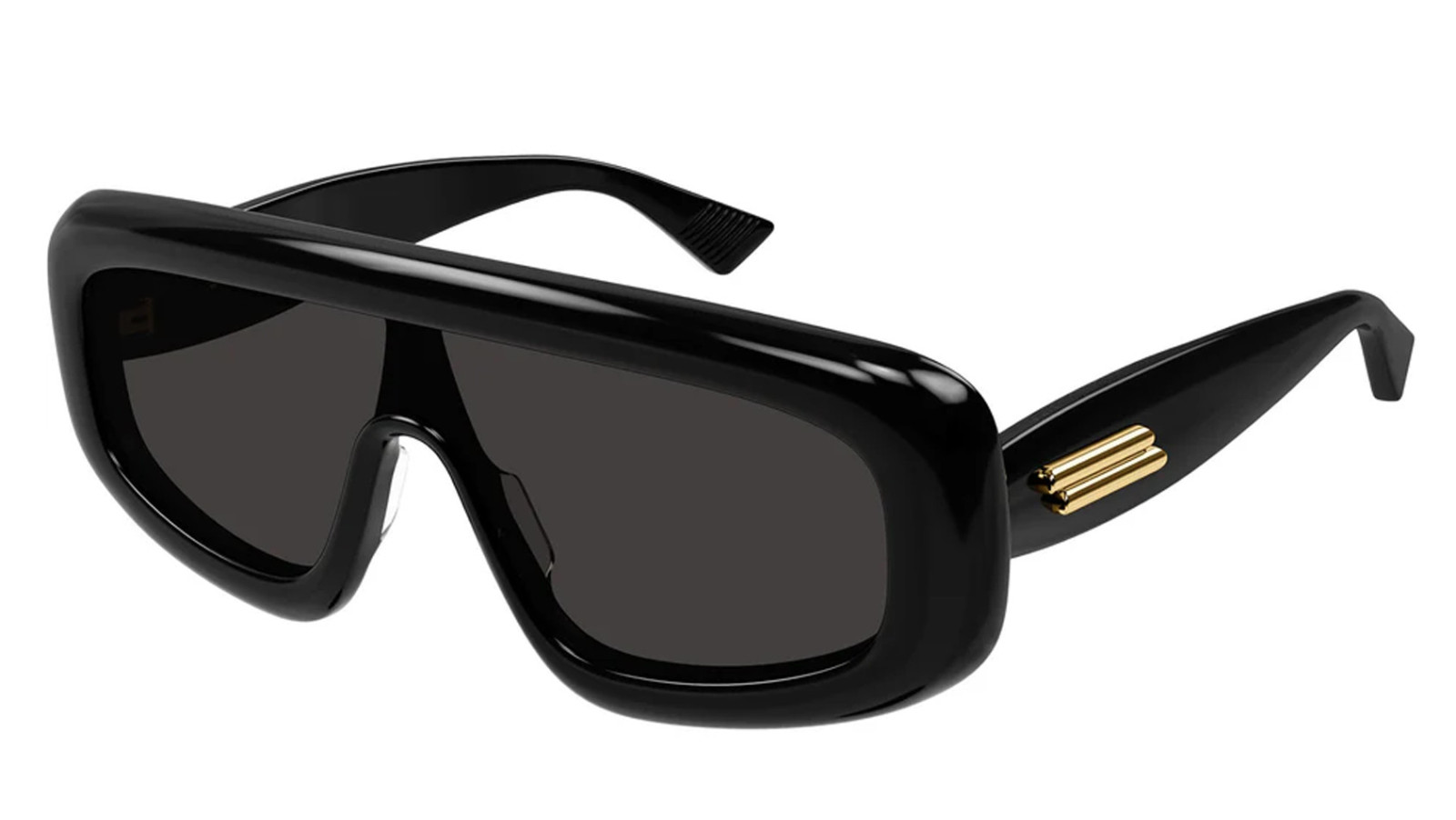 Occhiali sole uomo donna Luxury Bottega Veneta BV1281S 001 black black grey nuova collezione