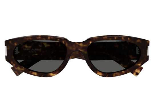 Occhiali da sole donna Luxury Saint Laurent SL 618 havana crystal grey (002) nuova collezione Occhiali da sole donna Luxury Saint Laurent SL 618 havana crystal grey (002) nuova collezione