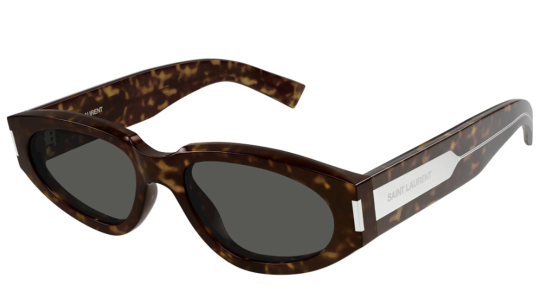Occhiali da sole donna Luxury Saint Laurent SL 618 havana crystal grey (002) nuova collezione