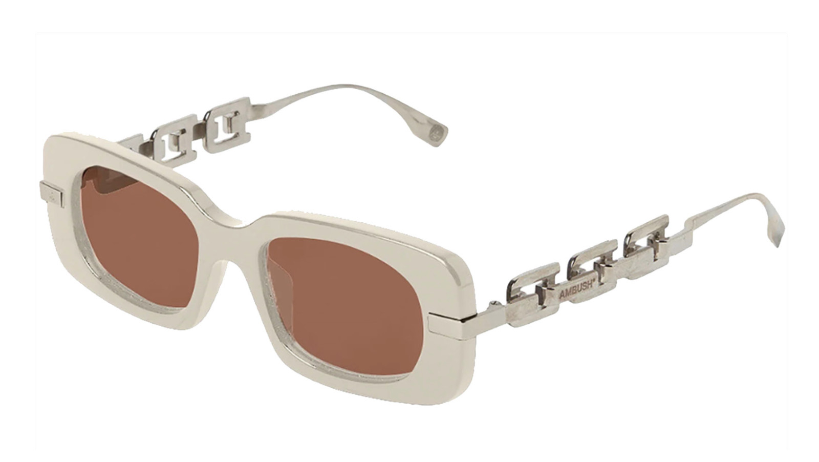 Occhiali sole uomo donna Luxury Ambush BERI00B A CHAIN 6260 camel  brown nuova collezione