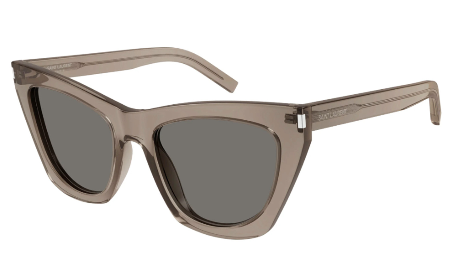 Occhiali da sole donna Luxury Saint Laurent SL 214 KATE brown grey (025) nuova collezione