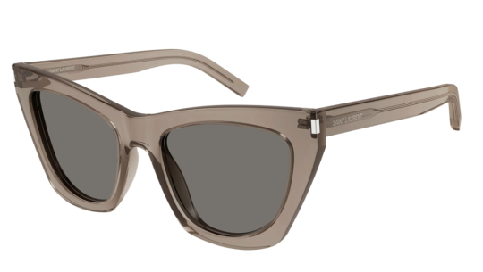 Occhiali da sole donna Luxury Saint Laurent SL 214 KATE brown grey (025) nuova collezione