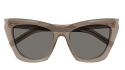 Luxury women s sunglasses Saint Laurent SL 214 KATE brown grey (025) new collection