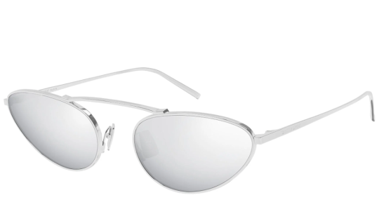 Occhiali da sole donna Luxury Saint Laurent SL 538 silver (004) nuova collezione