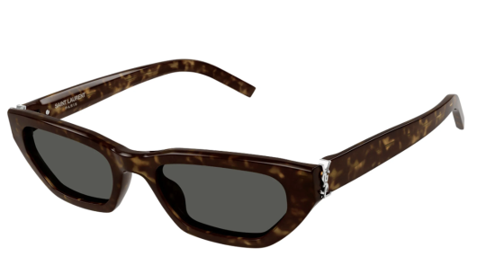 Occhiali sole uomo donna Luxury Saint Laurent SL M126 havana grey (002) nuova collezione
