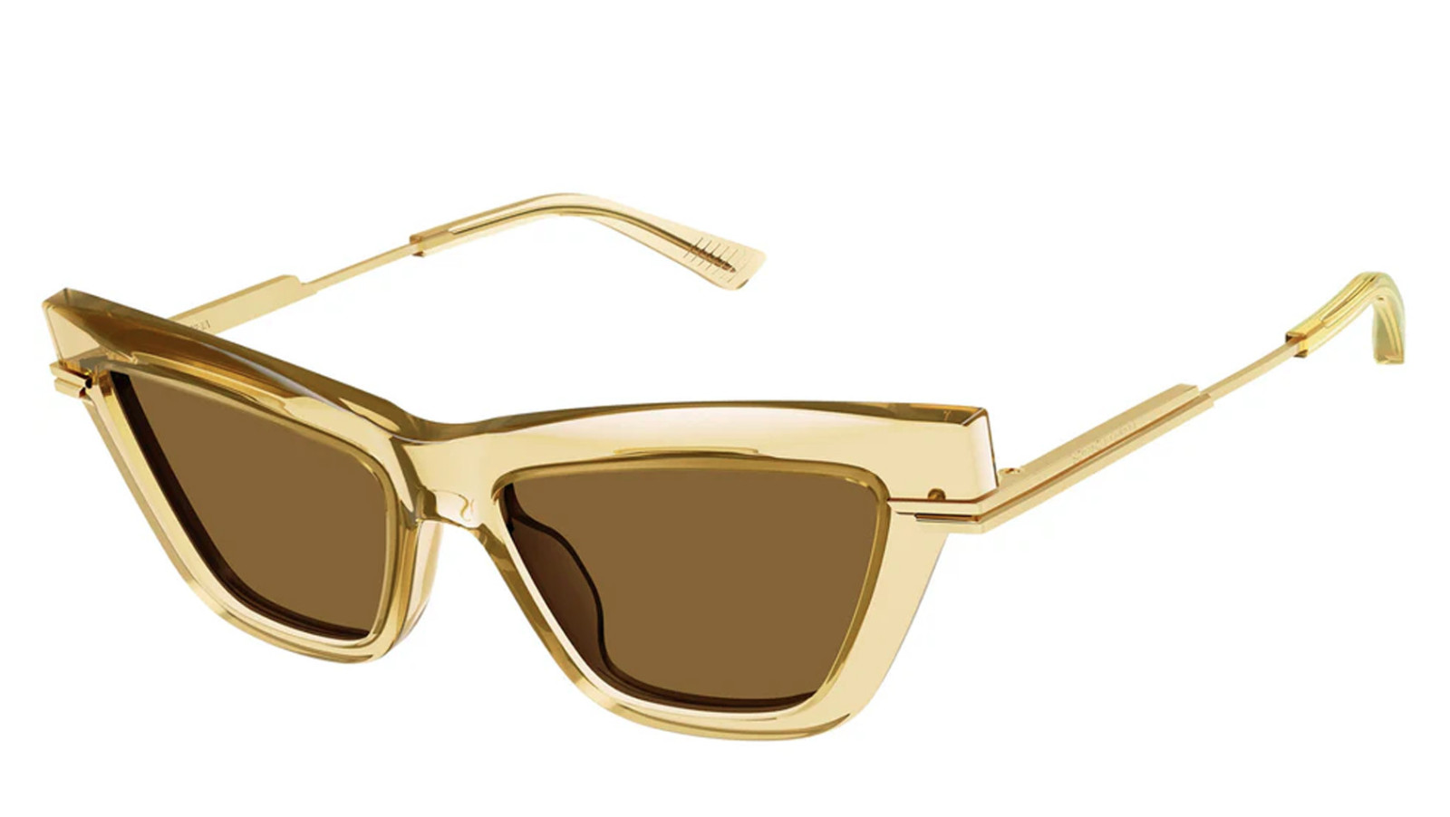 Occhiali da sole donna Luxury Bottega Veneta BV1251S 004 yellow yellow brown nuova collezione